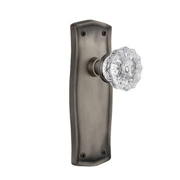 Nostalgic Warehouse Prairie Plate Door Set With Crystal Glass Knobsimage