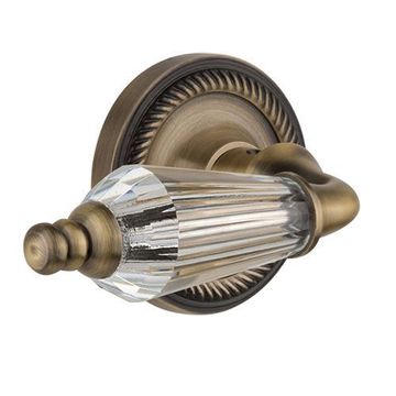 Nostalgic Warehouse Rope Rosette Door Set With Parlor Leversimage