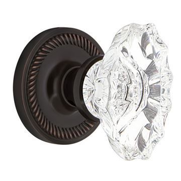 Nostalgic Warehouse Rope Rosette Interior Mortise Door Set With Chateau Knobsimage