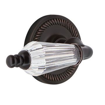 Nostalgic Warehouse Rope Rosette Interior Mortise Door Set With Parlor Leversimage