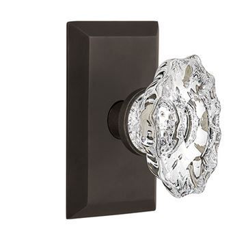 Nostalgic Warehouse Studio Plate Door Set With Chateau Knobsimage