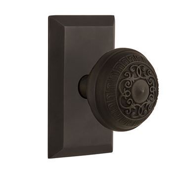 Nostalgic Warehouse Studio Plate Door Set With Egg & Dart Knobsimage