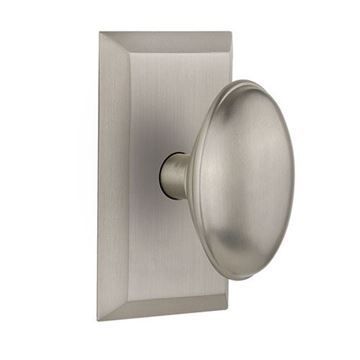 Nostalgic Warehouse Studio Plate Door Set With Homestead Knobsimage