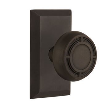 Nostalgic Warehouse Studio Plate Door Set With Mission Knobsimage