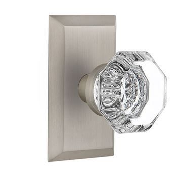 Nostalgic Warehouse Studio Plate Door Set With Waldorf Knobsimage