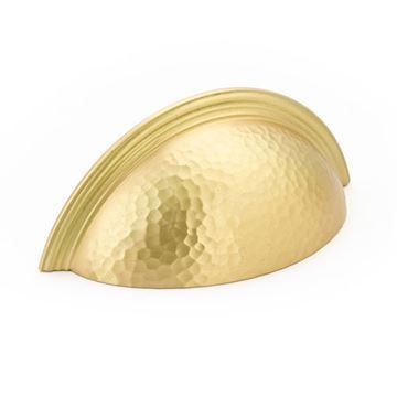 Schaub Atherton Plain Edge Hammered Cup Bin Pullimage