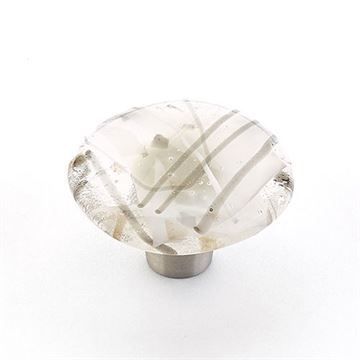 Schaub Ice Gray Confetti Round Cabinet Knobimage