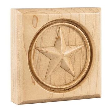 Legacy Heritage 3 1/2 Inch Star Corner Trim Blockimage