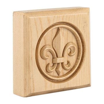 Legacy Heritage 3 Inch Fleur De Lis Corner Trim Blockimage