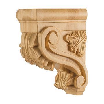 Legacy Heritage 8 Inch Acanthus Bar Bracket Corbelimage