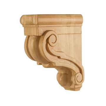Legacy Heritage 8 Inch Traditional Scroll Bar Bracket Corbelimage