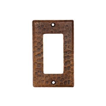 Premier Copper Single Gfi Rocker Switchplateimage