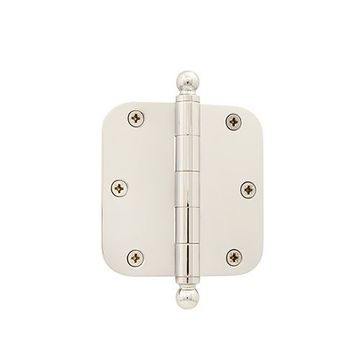 Grandeur 3 1/2 Inch Ball Tip Residential Radius Corner Hingeimage