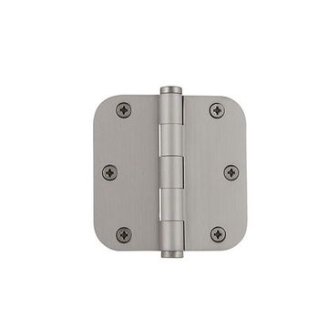Grandeur 3 1/2 Inch Button Tip Residential Radius Corner Hingeimage