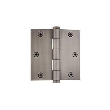 Grandeur 3 1/2 Inch Button Tip Residential Square Corner Hingeimage