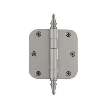 Grandeur 3 1/2 Inch Steeple Tip Residential Radius Corner Hingeimage