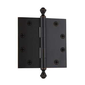 Grandeur 4 1/2 Inch Acorn Tip Heavy Duty Square Corner Hingeimage