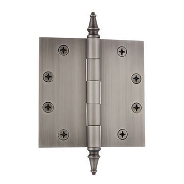 Grandeur 4 1/2 Inch Steeple Tip Heavy Duty Square Corner Hingeimage