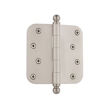 Grandeur 4 Inch Ball Tip Residential Radius Corner Hingeimage