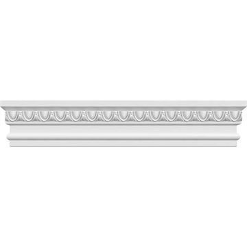 Restorers Architectural 5 1/2 Inch Panel Crosshead With Egg & Dartimage