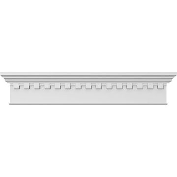 Restorers Architectural 7 1/4 Inch Traditional Crosshead - Dentil Trimimage