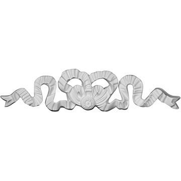 Restorers Architectural Bow & Ribbon Urethane Onlay Appliqueimage