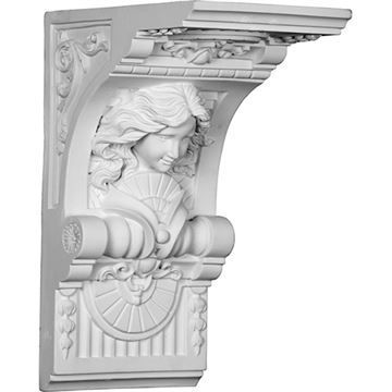 Restorers Architectural Hestia Large Urethane Corbelimage