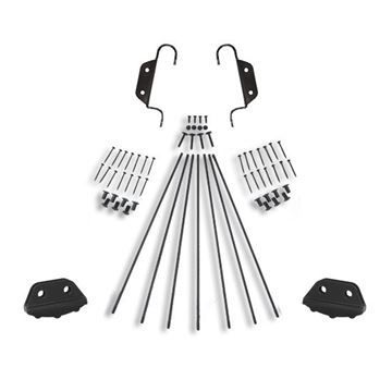 Quiet Glide Double Hook Non-Skid 20 Inch Ladder Hardware Kitimage