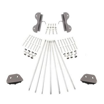 Quiet Glide Non-Skid Feet 16 Inch Ladder Hardware Kitimage