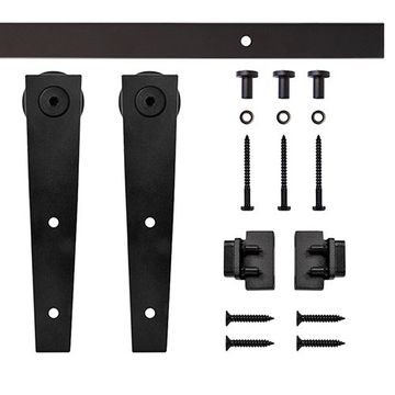 Quiet Glide Wedge Mini Double Barn Door Furniture Hardware Kitimage