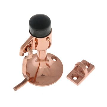 Idh By St. Simons 3 3/4 Inch Wall Mount Door Stop With Hookimage