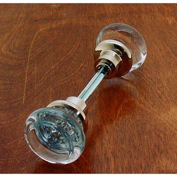 Idh By St. Simons Round Crystal Door Knobs & Spindleimage