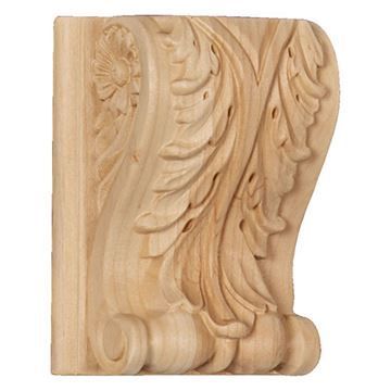 Restorers Architectural 4 1/2 Inch Acanthus Corbel with Backplateimage
