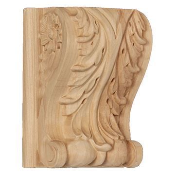 Restorers Architectural 5 1/2 Inch Acanthus Corbel with Backplateimage