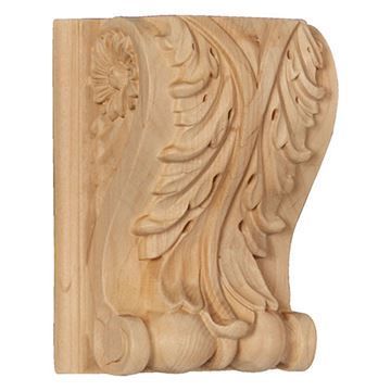 Restorers Architectural 6 1/2 Inch Acanthus Corbel with Backplateimage