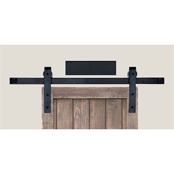Acorn Smooth Square End Rolling Barn Door Hardware Kitimage