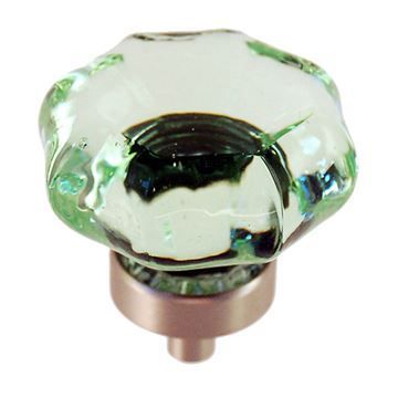 Octagonal Depression Green Glass Cabinet Knob with Oil Rubbed Bronze Finish 1-1/2" Diameter Knob Octagonal Depression Green Glass Cabinet Knob with Oil Rubbed Bronze Finish 1-1/2" Diameter Knob