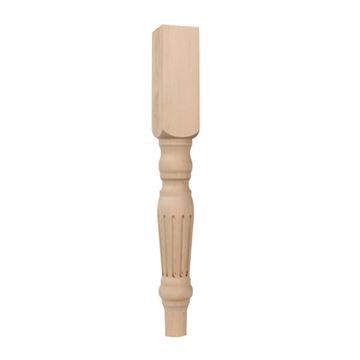 Legacy Artisan Harvest 18 Inch x 2 3/4 Inch Fluted Furniture Legimage