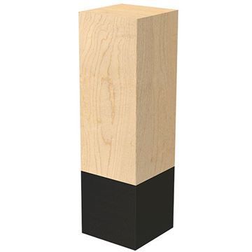 Designs of Distinction 3 x 10 Inch Leg with Wrought Iron Sleeveimage