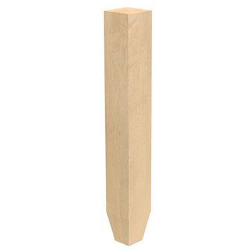 Designs of Distinction 4 Inch Square Table Leg with Tapered Footimage