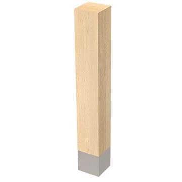 Designs of Distinction 5 x 35 1/4 Inch Square Leg with Aluminum Sleeveimage