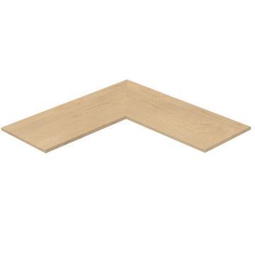 Designs of Distinction Furniture Grade Flat Corner Shelfimage