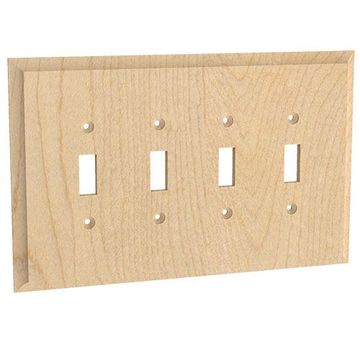 Designs of Distinction Quad Toggle Switchplateimage