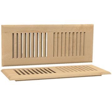 Designs of Distinction Self Rimming 4 Inch x 12 Inch Floor Air Ventimage