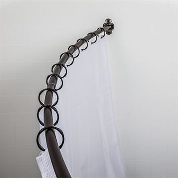 Elements Curved Adjustable Shower Rodimage