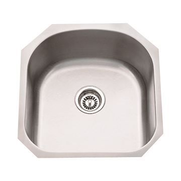 Hardware Resources 18 Gauge 20 Inch Stainless Single Utility Sinkimage
