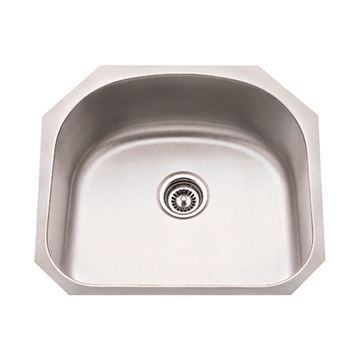 Hardware Resources 18 Gauge 23 Inch Stainless Single Utility Sinkimage