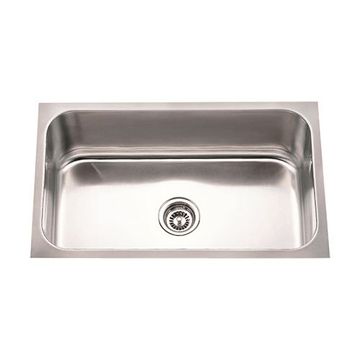 Hardware Resources 18 Gauge 30 Inch Rectangle Stainless Utility Sinkimage