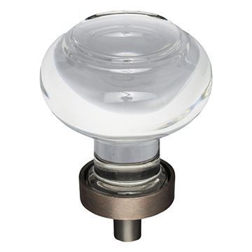 Jeffrey Alexander Harlow Small Glass Button Knobimage