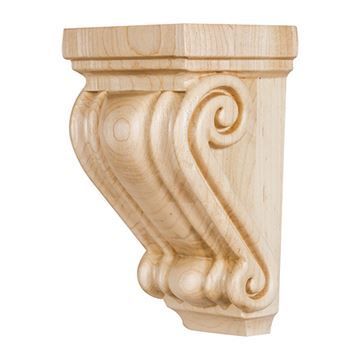 Restorers Heritage Traditional 6 1/2 Inch Scroll Corbelimage